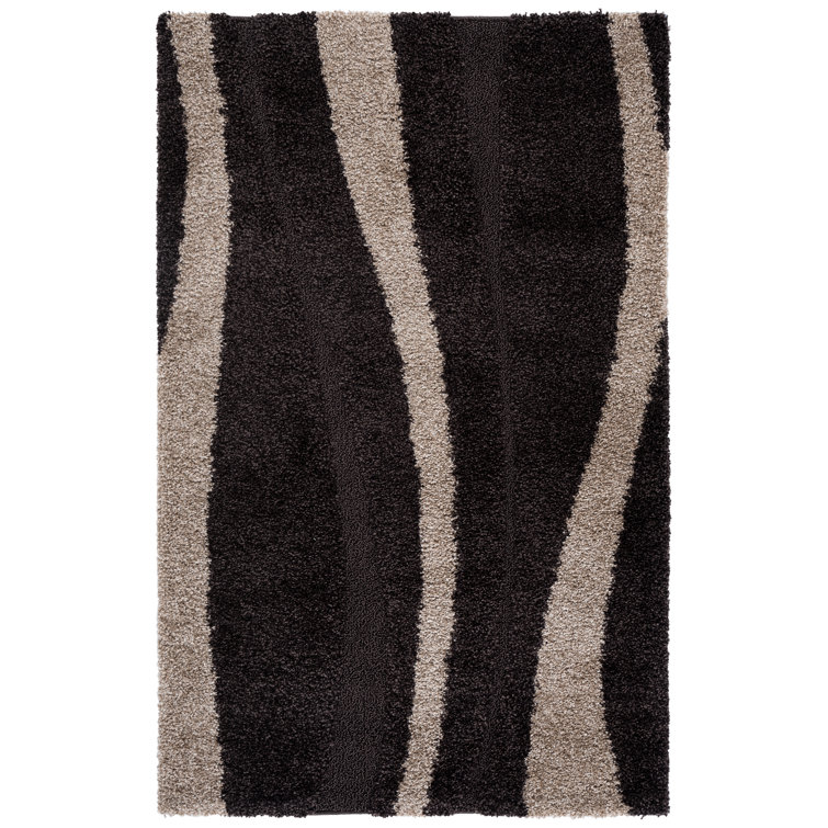 Angle Shag Performance Abstract Rug