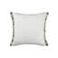 Coussin décoratif intérieur / extérieur à rayures frangées fabriqué à la main Coastal-789911543-789911540