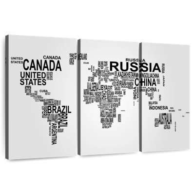 Aliaz Text World Map