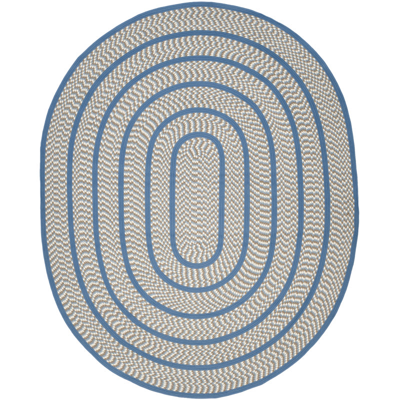 Georgina Hand Woven Performance Geometric Rug, Oval 8' x 10'
