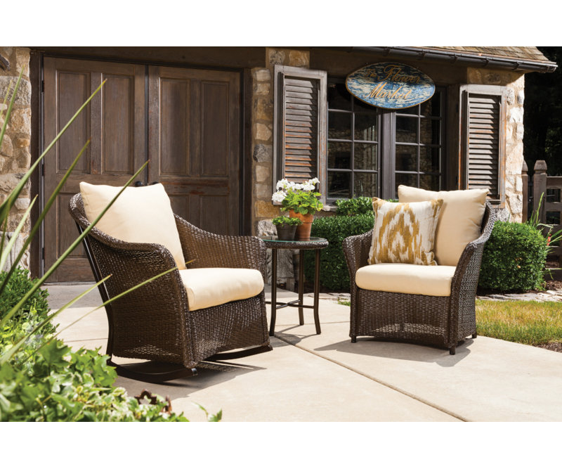 Weekend Retreat Outdoor Lounge Chair, Linen, Callen Pearl