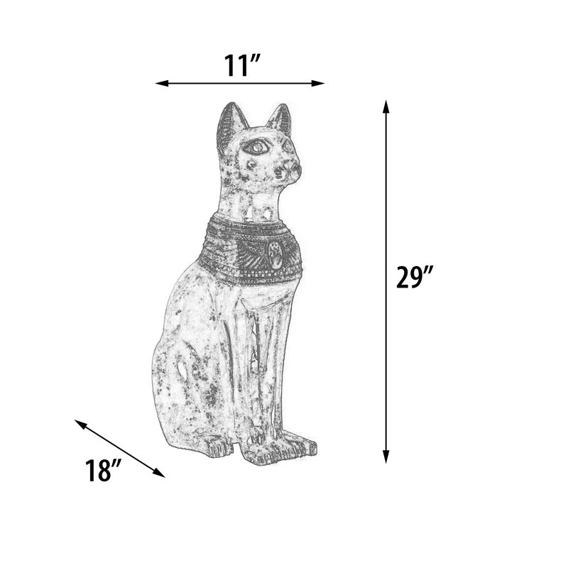 Statue déesse pour chat égyptienne