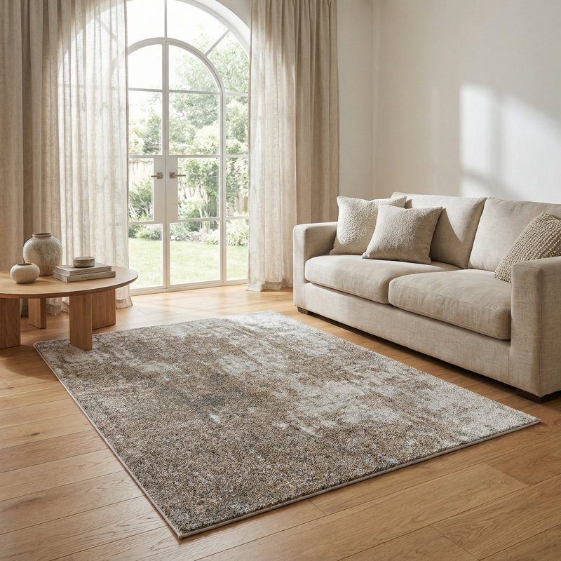 Tapis à poils longs Cozy, Carré 5 pi 3 po