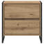50cm W Manufactured Wood Bedside Table-354571550