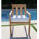 Crelake Rectangular 8 - Person Teak Expansion Table Dining Set with Sunbrella Cushions