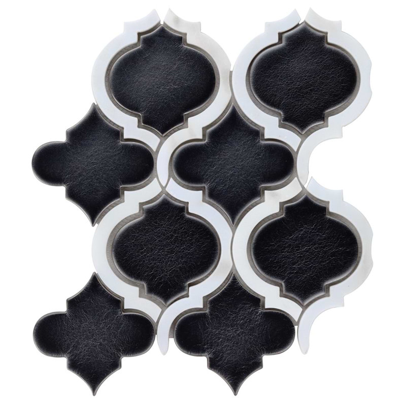 Nabi Arabesque Marble And Tile, Gunmetal Gray