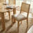 7-Piece Modern Black Dining Set With 6 Cane Back Chairs-610016964