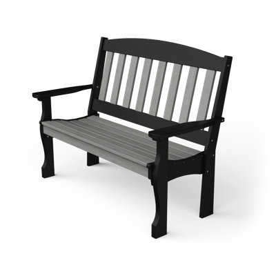 Banc de jardin en plastique Leeroy