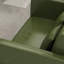 Modern Simple Restaurant Cafe Green Benches Faux Leather Upholstered Bench