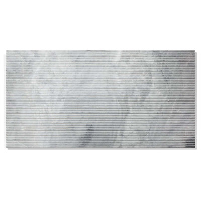 12"×24" Natural 3D Fluted Marble Tile With OL Textured Finished For Wall, 1 Box 4 PCS