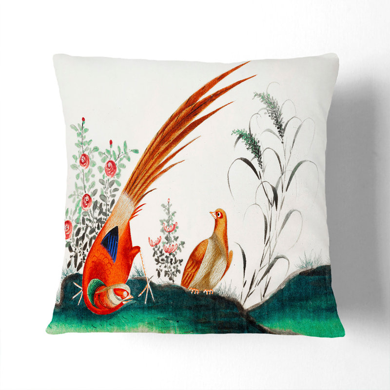 Square Throw Cushion, White, 55cm H x 55cm W x 20cm D