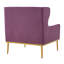 Fauteuil avec accoudoirs et canapé simple-1377501403