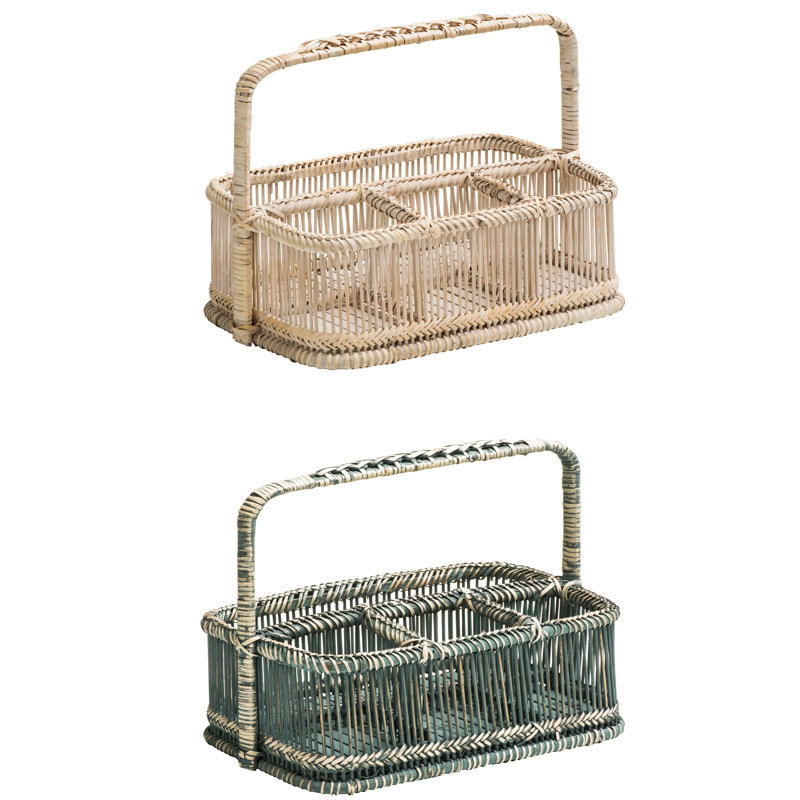 Brambly Cottage Surrey Decorative Basket, Grey