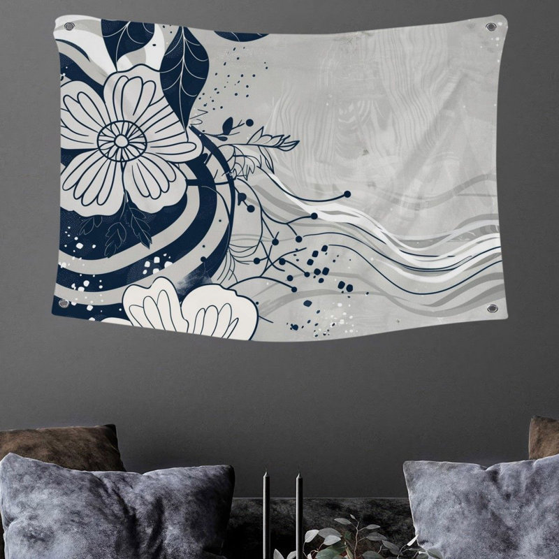 Tapisserie en microfibre, H 68 po x l 80 po
