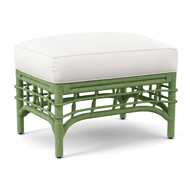 Bridgehampton Ottoman, Celery, Elite Ivory; 0321-91