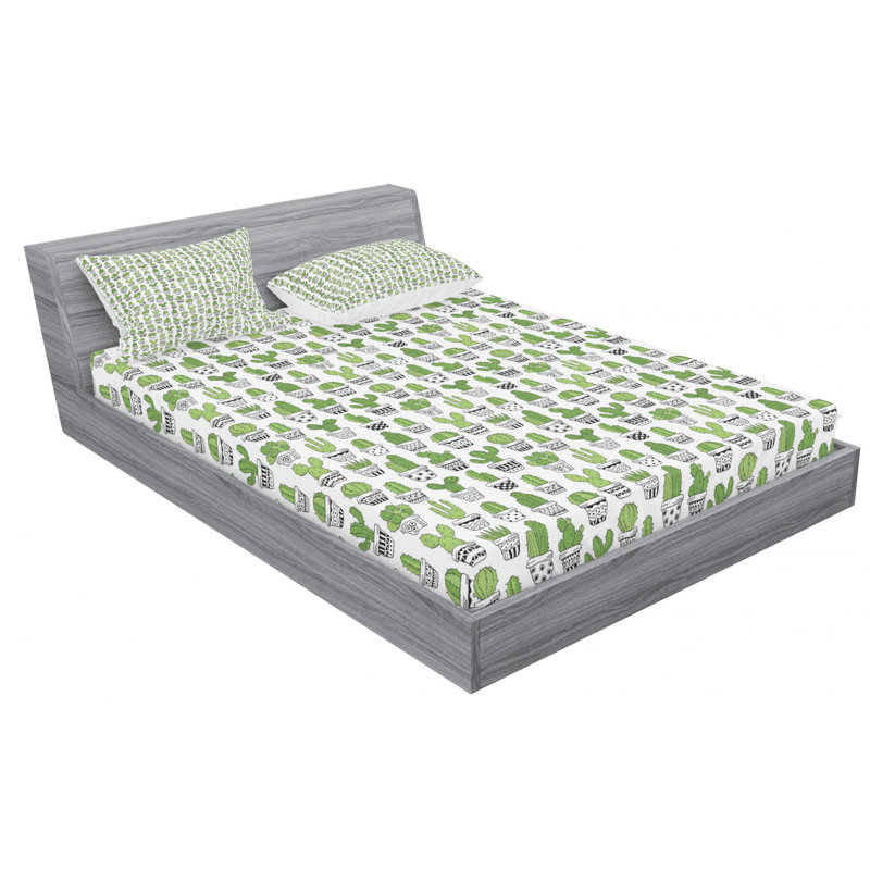 Microfiber Sheet Set, Queen Sheet Set with Fitted Sheet