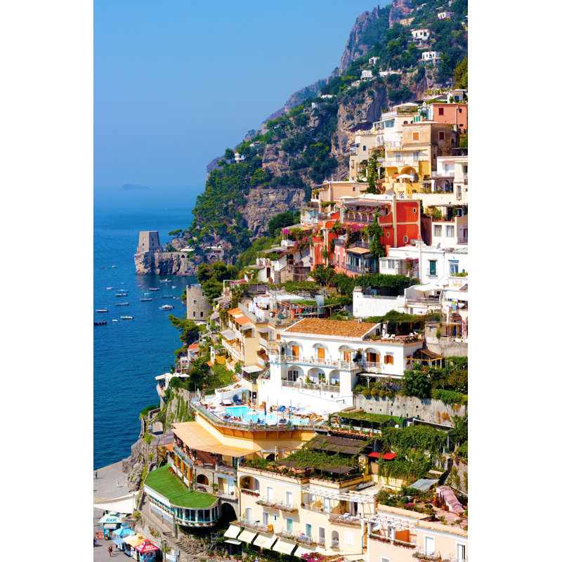 Positano, Italy par Ronnybas - Photographie sur toile tendue, L 20 po x H 30 po