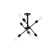 Colebrook 6 - Light Dimmable Sputnik Modern Linear Chandelier