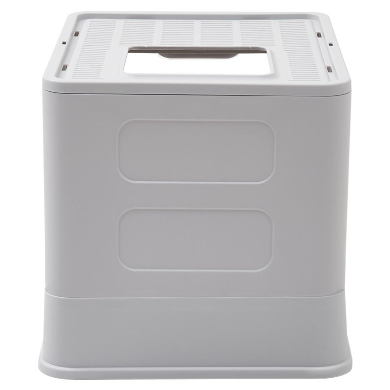 Plastic Litter Box, Grey