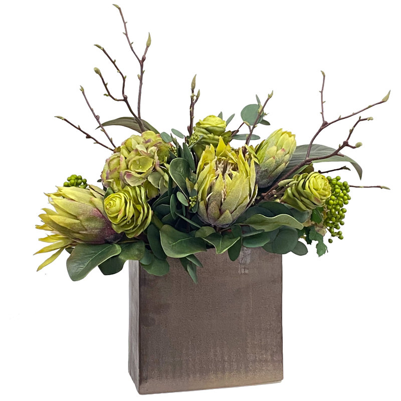 Protea Centerpiece in Vase