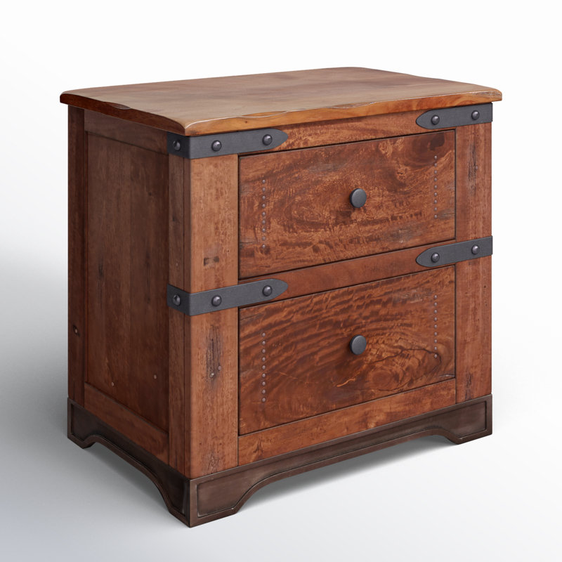 Gwenola 2 Drawer Nightstand