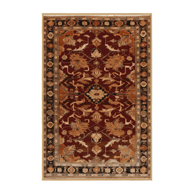 Machine Washable Turkish Brown Area Rug