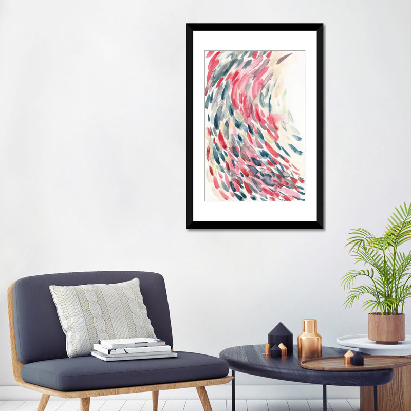«Feather Train» par Albina Bratchava, reproduction d'art graphique sur toile, H 32 po x l 24 po x P 1 po, Blanc