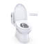 TOTO Redington WASHLET+ S7A One-Piece Elongated 1.28 GPF Universal Height Toilet with CEFIONTECT, Cotton White - MW6724736CEFG#01