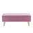 Mercer41 Helge Velvet Storage Bench with Gold Metal Legs-313703792