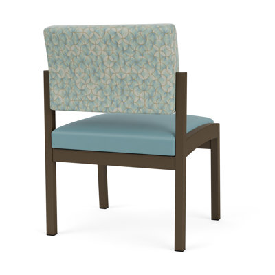 Lenox Steel Waiting Reception Armless Guest Chair Metal Frame