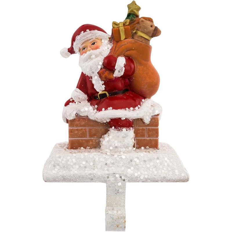 Santa Gift Box Stocking Holder