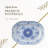 Spode Judaica Oval Platter - Blue/White