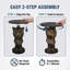 Table d'appoint Leopard Head