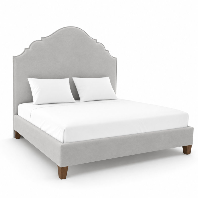 Lit Hamilton avec rails de 9 po, Espresso, Lit double, Colombe velours performance vie chic