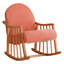 Fauteuil à oreilles berçant en hêtre-98987745