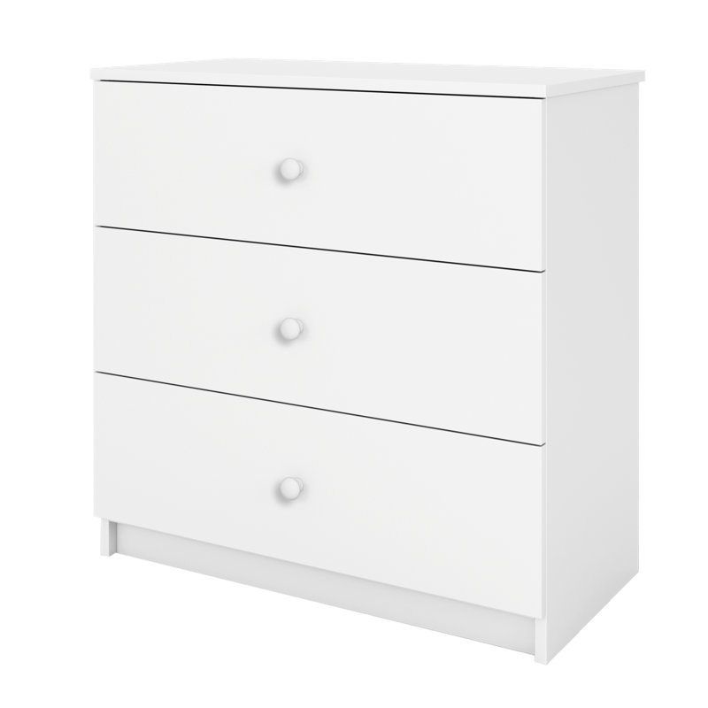 Cicero Kids 3 - Drawer Chest, White