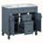Dushaj 35.9'' Single Bathroom Vanity with Resin Top-880323560