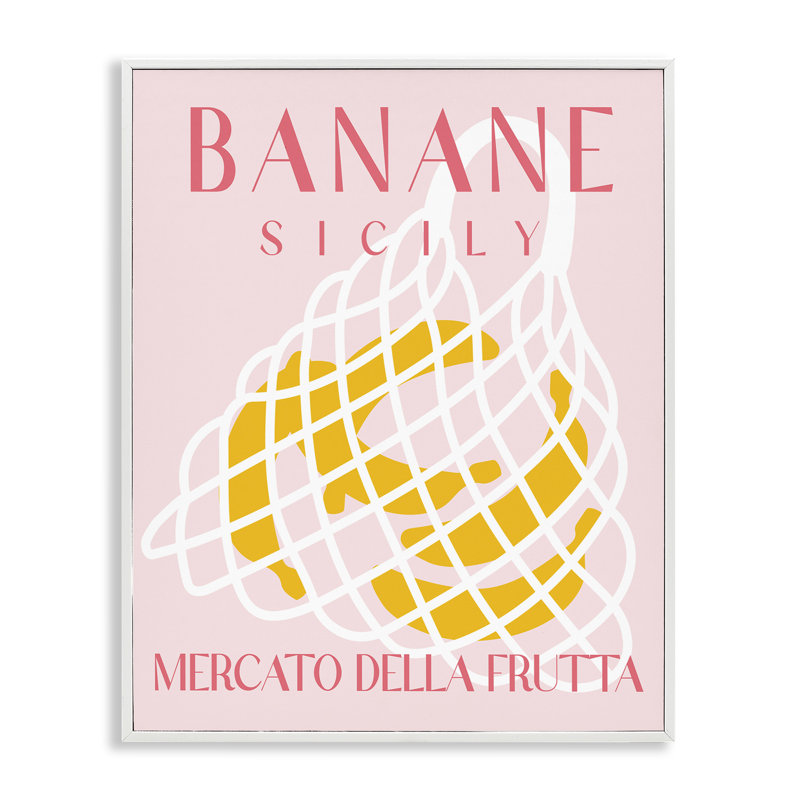  «Modern Banana Fruit Market», impression numérique sur toile par Daphne Polselli, H 20 po x l 16 po