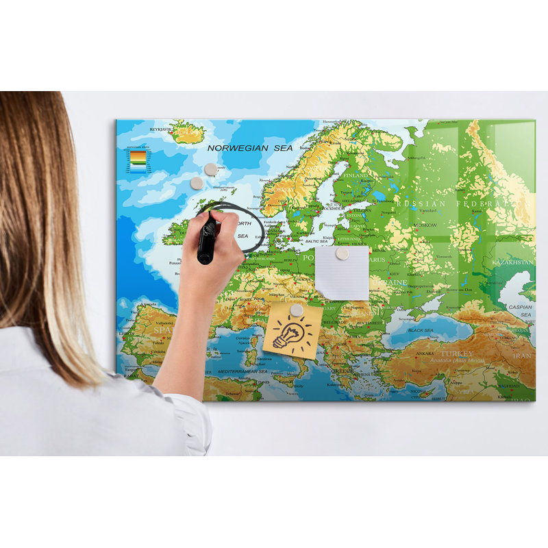 Magnetic Glass Dry Erase Board