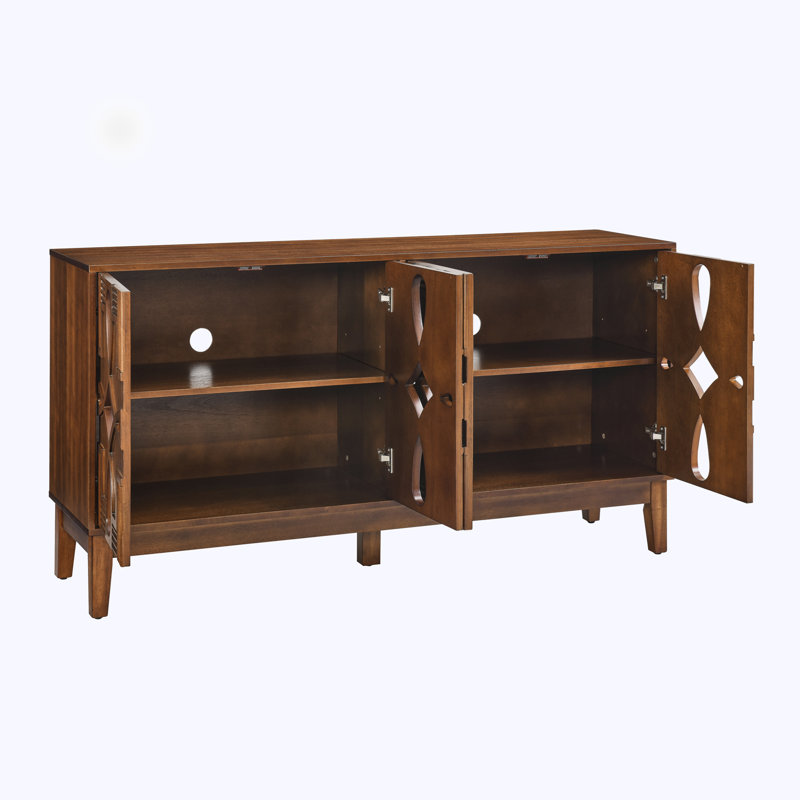 Buffet 60,5 "Mid Century, Walnut