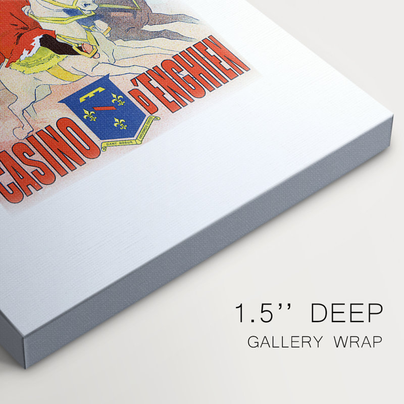 Casino D'Enghien - Cavas enveloppés de galerie, H 36 po x l 24 po