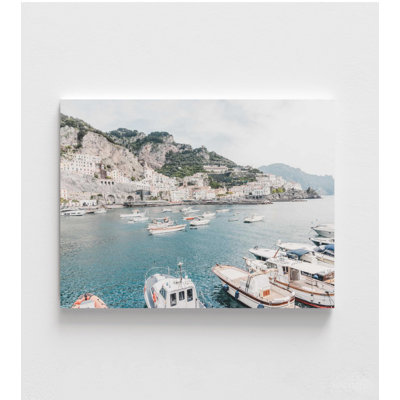 Amalfi Coast Harbor – Italy Travel Photography Print