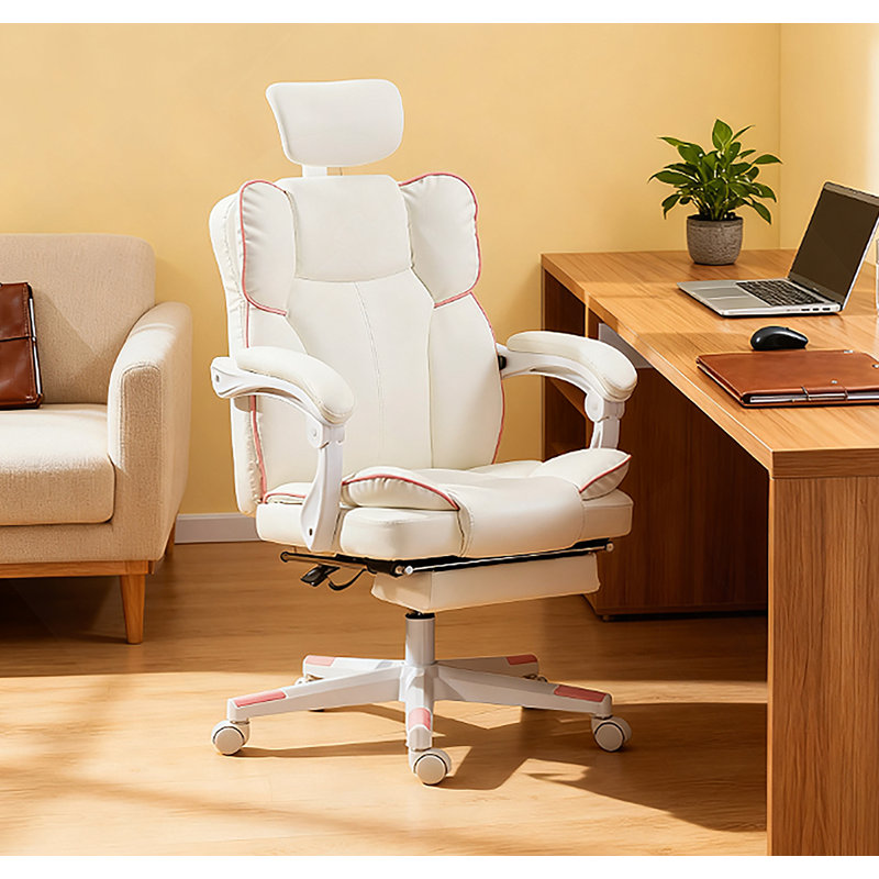 Chaise de bureau moderne, avec fauteuil inclinable et repose-pieds, pour les joueurs à domicile et les employés de bureau