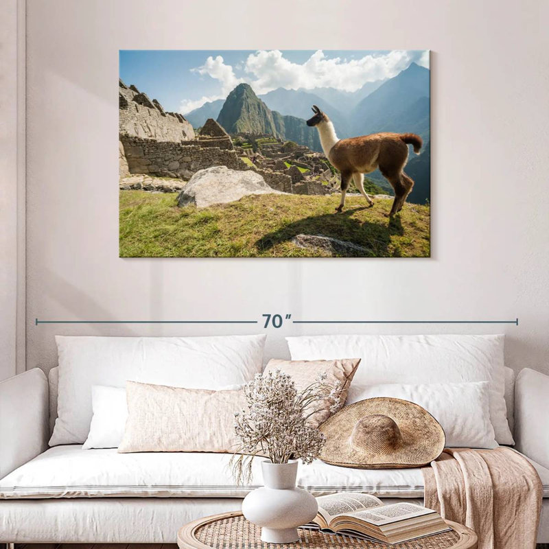 Nicci Llama From Machu Picchu, 30'' H x 45'' W