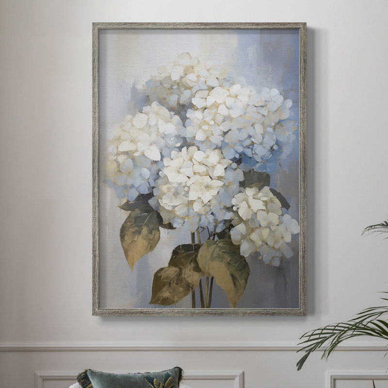 Reproduction encadrée FLORAL Series Cxxiii - bois massif, H 21 po x l 17 po