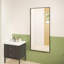 Miroir en aluminium à angle droit encadré pour une décoration intérieure élégante-801322809-801322791