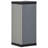 PVC/Polypropylene Cabinet Deck Box in Gray/Black