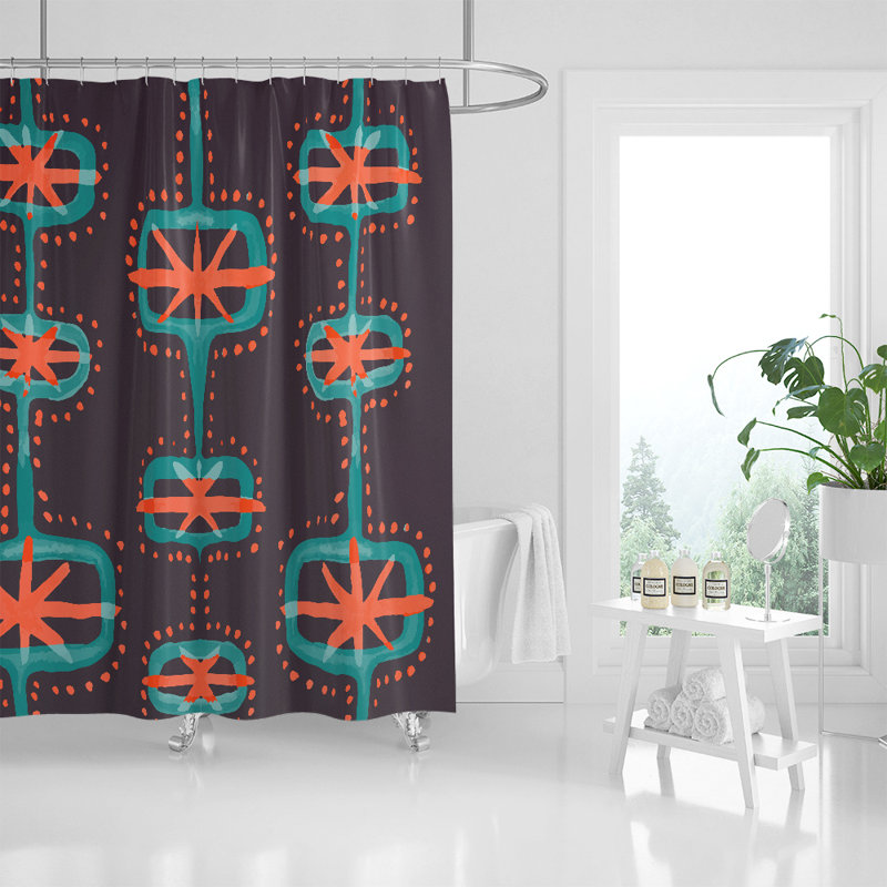 Falkner Abstract Shower Curtain, 72" H x 70" W
