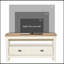 Meuble télé d'angle pouvant accueillir jusqu'à 50 po, console de divertissement avec tiroirs et compartiment de rangement ouvert pour le salon, blanc