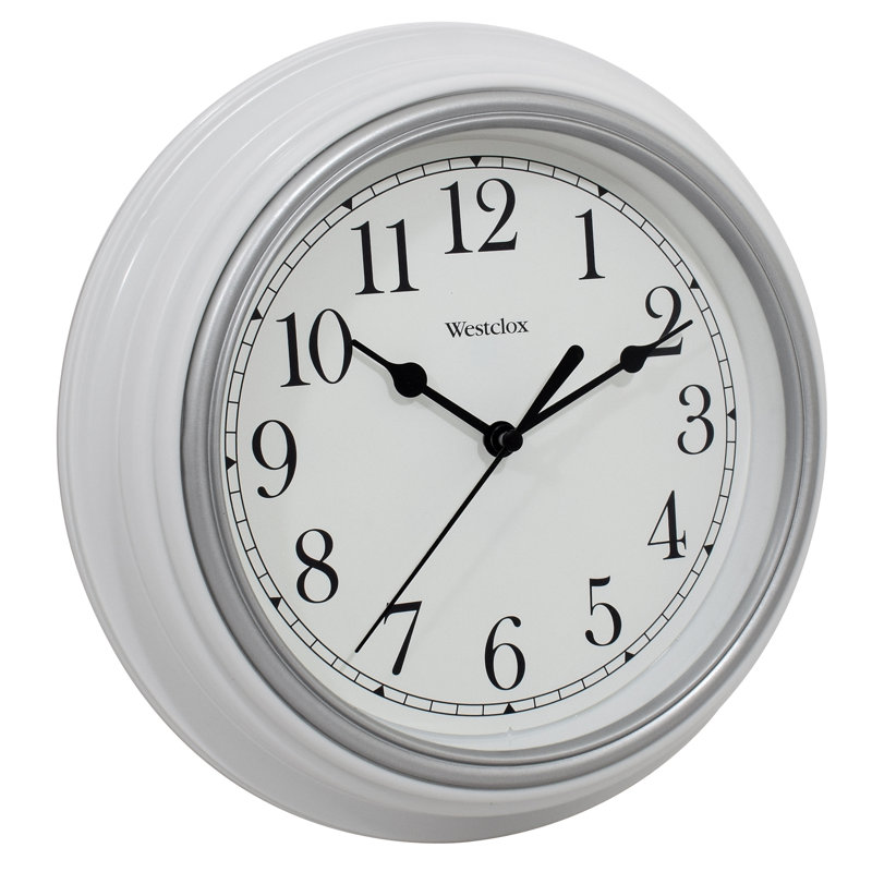 Aric Wall Clock, White